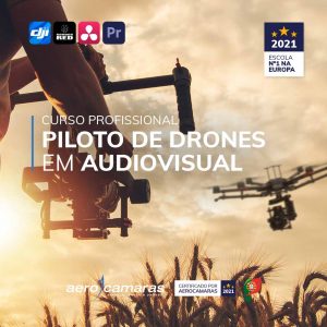 Curso de piloto de drones para audiovisuais