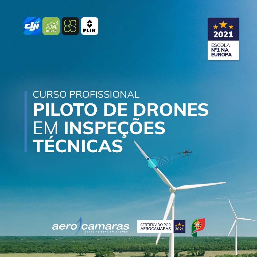 Curso de piloto de drones em inspeções técnicnas