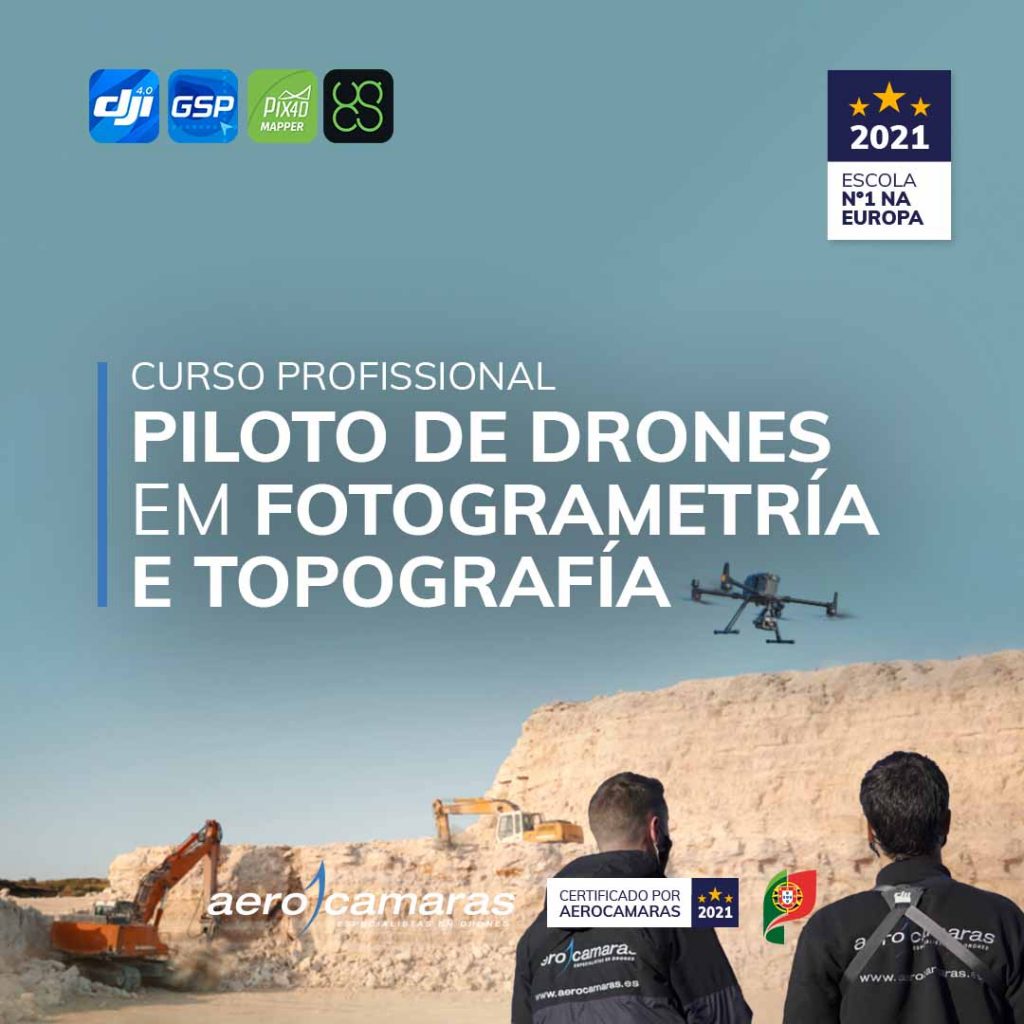 Curso de piloto de drones em topografia e fotogrametria