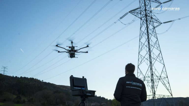 Inspecções da rede eléctrica com drones 4- curso de drones PT